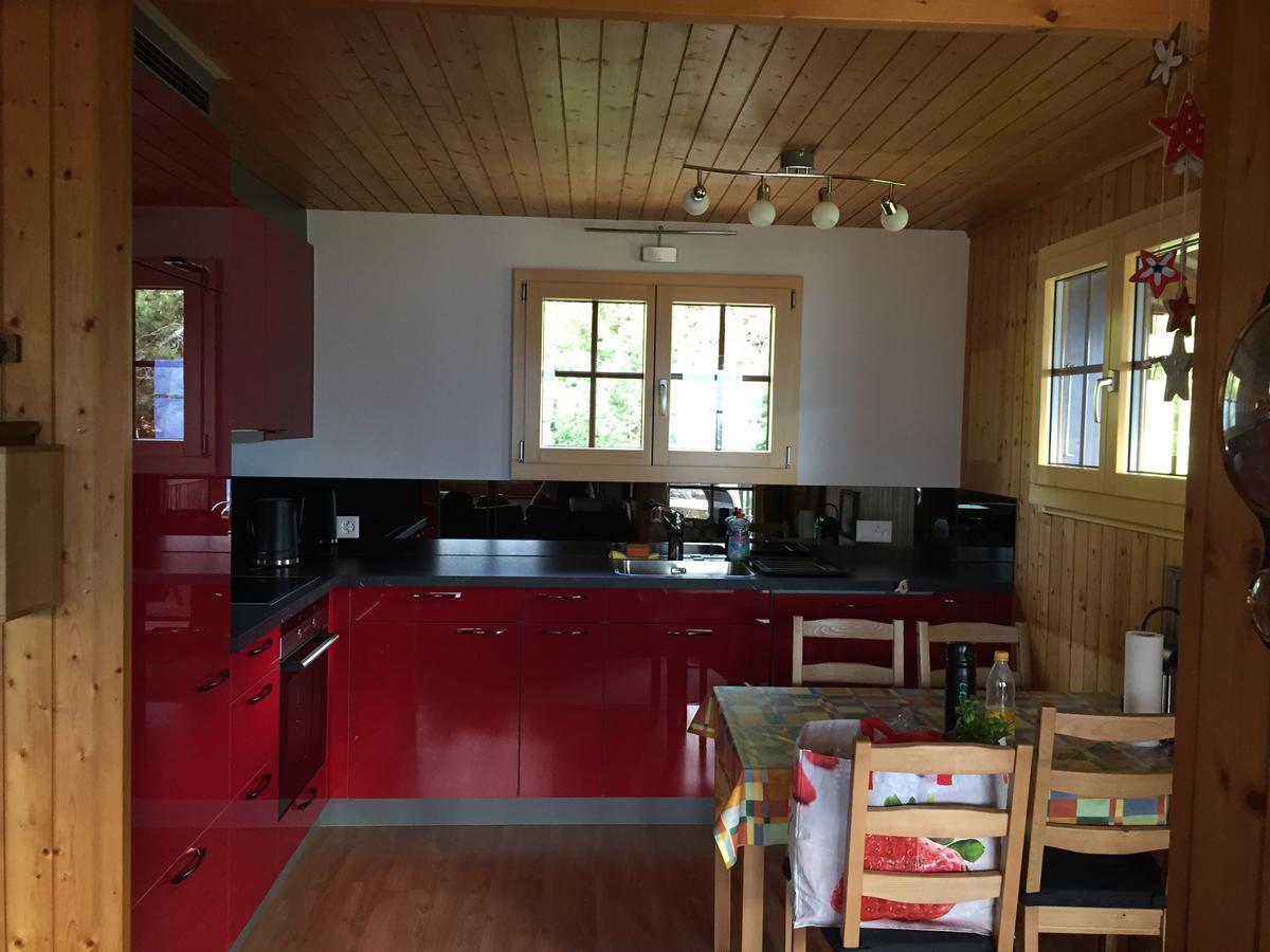 Ferienwohnung Im Chalet Firn - Og Burchen ภายนอก รูปภาพ