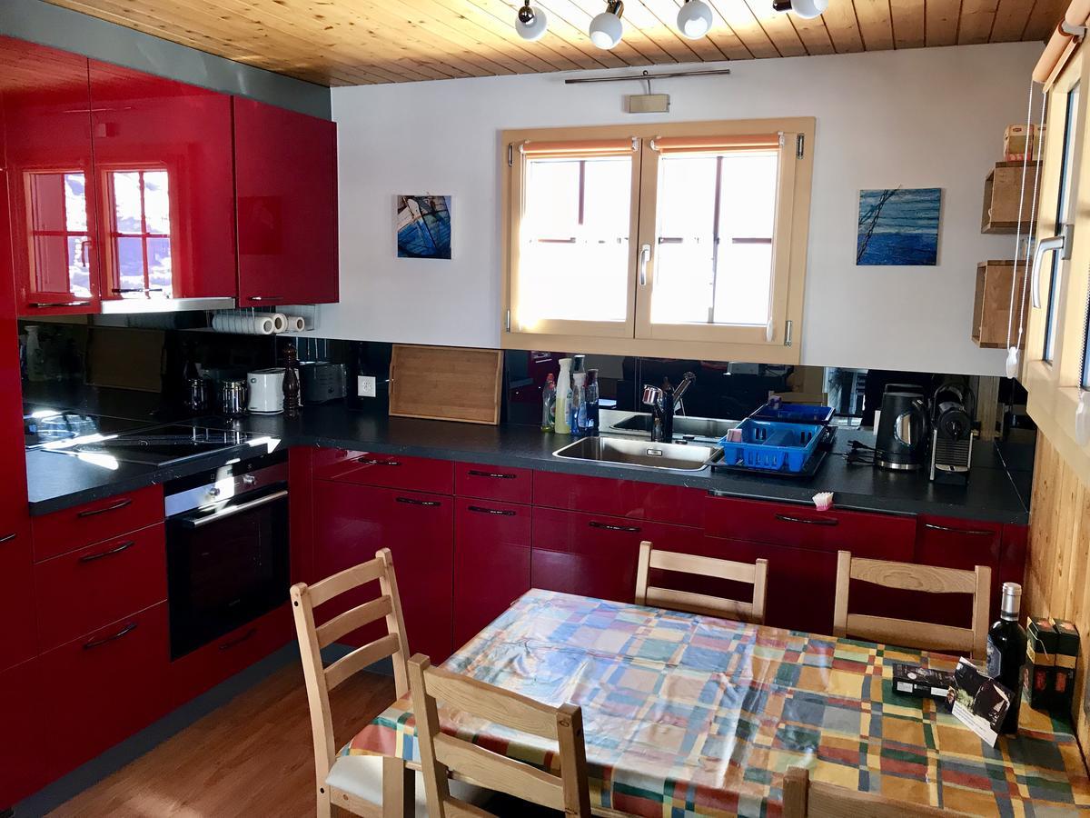 Ferienwohnung Im Chalet Firn - Og Burchen ภายนอก รูปภาพ